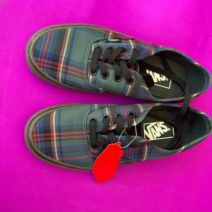 Vans tartan!4.5 men 6 women